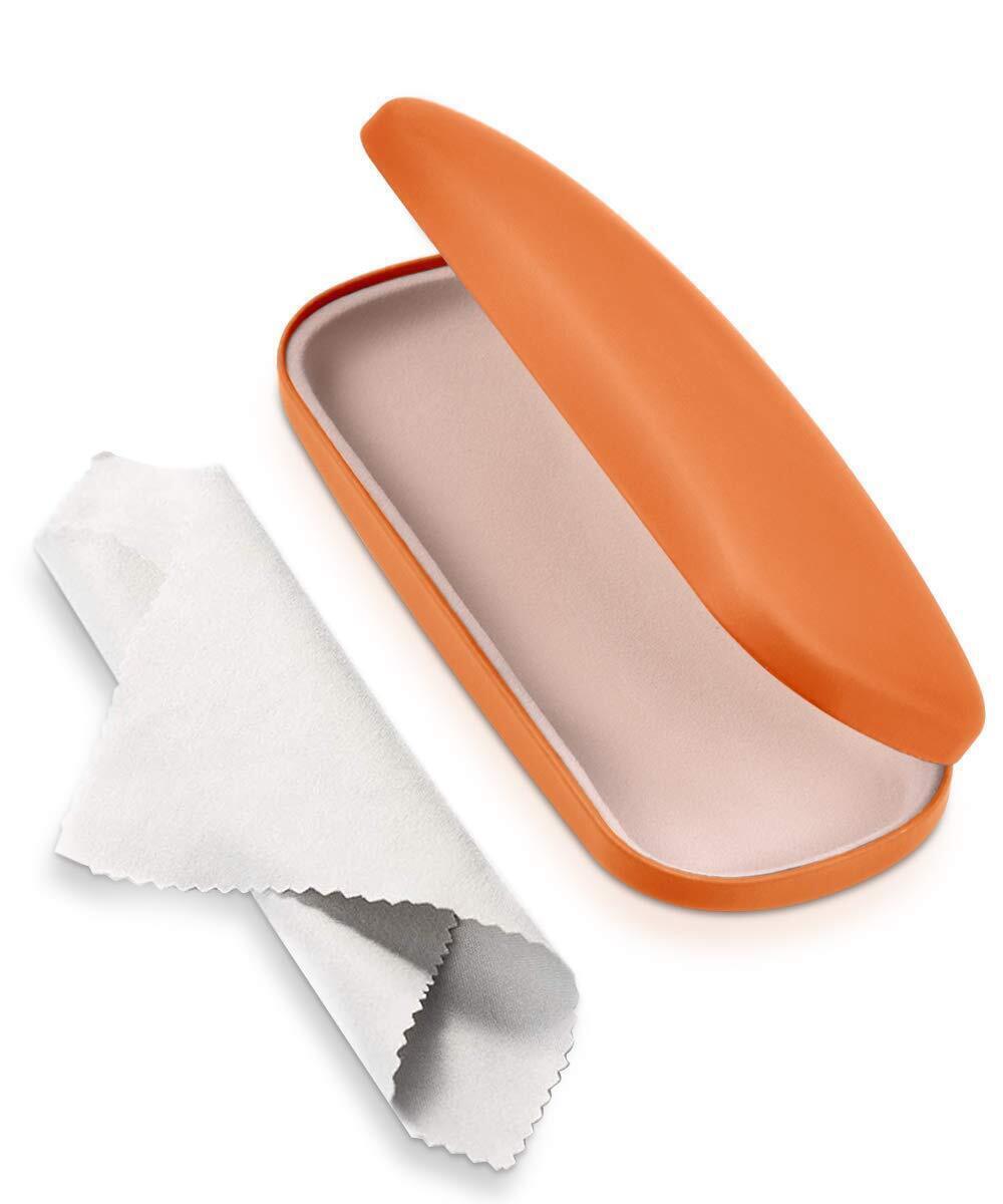 8803 Unisex Hard Shell Eyeglasses Cases, Protective Case For GlassesOrange